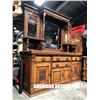 Image 10 : 204cm Wooden Cabinet & Mirror Separate