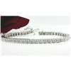 Image 1 : 3 CTTW DIAMOND TENNIS BRACELET BOX STYLE 14K WG #982110