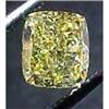 Image 1 : 1.00 FANCY YELLOW PRINCESS CUT DIAMOND LOOSE #982117