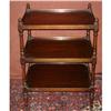 Image 1 : Antique Mahogany 3 Tier Table  #982214