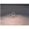 Image 1 : Estate 14K WG Diamond Heart Bangle Bracelet #982511