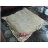 Image 1 : RARE NORMANDY LACE PILLOW CHIC ROSES #982913