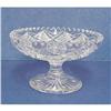 Image 1 : Brilliant Cut Glass Pedestal COMPOTE #996922