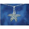 Image 1 : Sterling Silver Filagree Starfish Pendant #997128