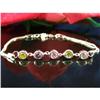 Image 1 : Multi-Gemstone Sterling Silver Bracelet 7 ¼" #997132