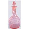 Image 1 : Pink Elegant Depression Glass 8 in. Decanter  #997262