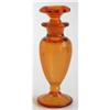 Image 1 : Cambridge Amber Depression Glass Perfume Bottle #997284