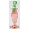 Image 1 : NMV Pink and Green Glass Perfume Bottle #997327