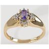 Image 1 : Tanzanite and Diamond Ring #997544