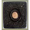 Image 1 : ANTIQUE GUTTA PERCHA CASE 2BLE PICTURE FRAME #997999