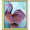 Image 1 : PINK LALIQUE GLASS FIGURE OF ROOSTER MINT BOX #998005