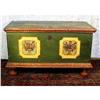 Image 1 : AUTHENTIC PAINTED BLANKET CHEST c. 1800-50 / #1008982