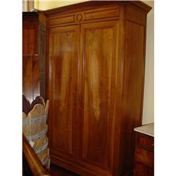 French Louis Philippe walnut Armoire c.1840 #1009363