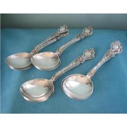 12 Sterling Silver Alvin Nuremburg Cream Spoons#1009369