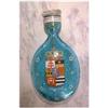 Image 1 : Bohemian Crackle Glass Flask #1009393