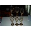 Image 1 : Brass-Beautiful Swirled Candle  Holders #1024954