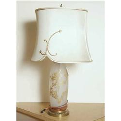 Frosted Glass French Table Lamp #1025385