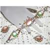 Vintage Glass Cabochon Bracelet & Earrings Set #1025562