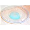 Image 1 : Fostoria Blue Opalescent SeascapeFooted Compote#1025649