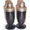 Pair Hazel Atlas Black Depression Shakers #1025785