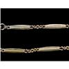 Image 1 : Estate Gold Plated Pocket Watch Chain Fob #1026128