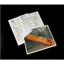 Once Upon a Time - Hospital Form and Death Certificate Prop (1382)