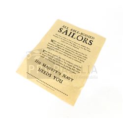 Once Upon a Time - Able Sailors Poster Prop S05E15 (0735)