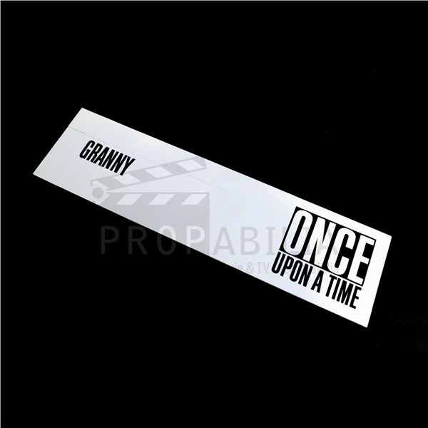 Once Upon a Time - Video Village Chair Back Title Card 'GRANNY'