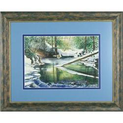 Robert MacIssac Winter River Original #981011