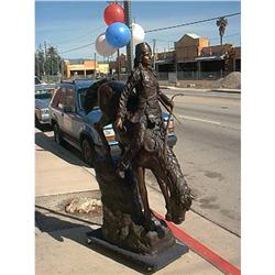 Bronze Mountain Man Signed "Remington" #981075