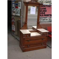 Victorian Marble Top Dresser #981076