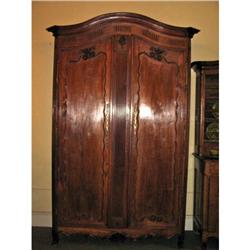 French 18th c. Fruitwood Armoire  #981211