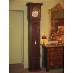 French 19th c. Walnut Grandfather Clock #981225