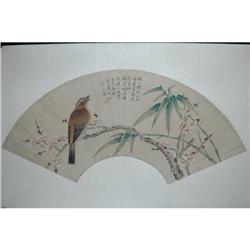 20th Century Chinese Fan Painting #981286