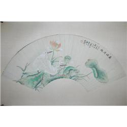 20th Century Chinese Fan Painting #981289