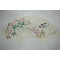 20th Century Chinese Fan Painting #981300