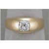 14K old mine-cut diamond ring #981349