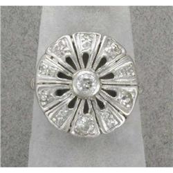 Platinum and Diamond Art Deco Ring #981355