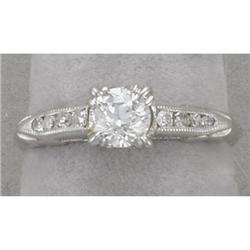 Platinum and Diamond Ring #981361