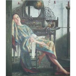 oil on canvas, 39x32", old palace #981398