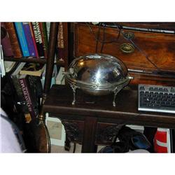 SILVER ROLLOVER CASEROLE DISH/SERVER #981613