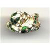 Image 1 : 18k Enamel Snake Ring #983072