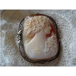 GORGEOUS ANTIQUE ART NOUVEAU LG CAMEO #983138