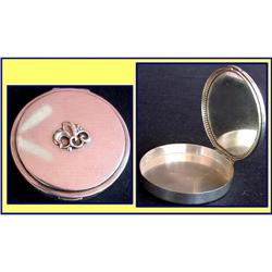 GEORG JENSEN STERLING SILVER COMPACT C1950 #983142
