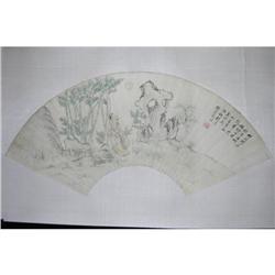 20th Century Chinese Fan Painting #987721
