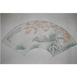 20th Century Chinese Fan Painting #987724