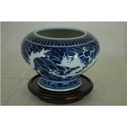 Chinese Blue and White Brushwasher. #987741