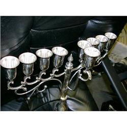 Large Solid sterling silver Menorah #987786