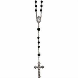 STERLING ROSARY BLUE GOLDSTONE BEADS #987920