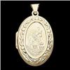 Image 1 : 14K GOLD LOCKET ST. CHRISTOPHER PENDANT #987929